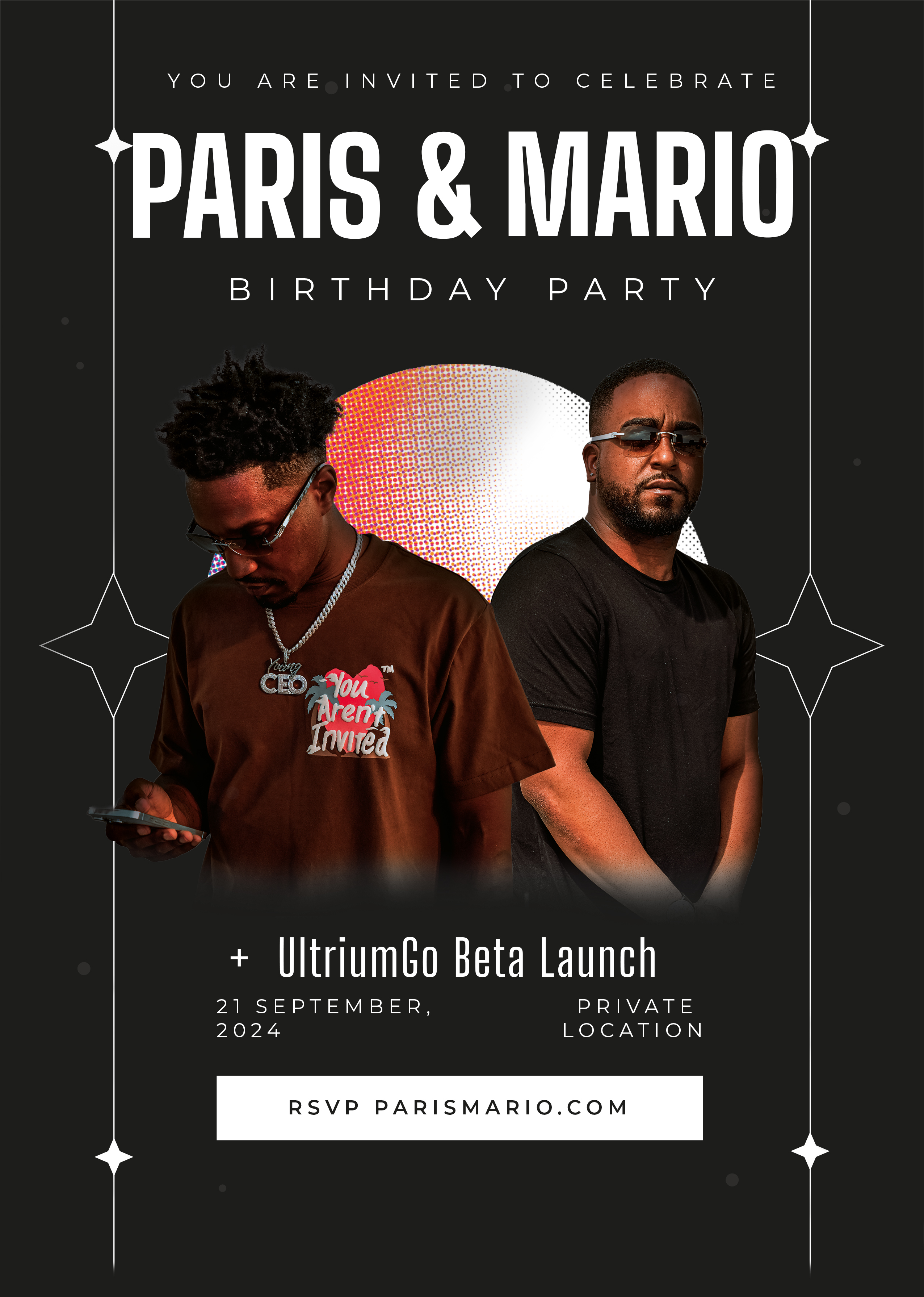 Paris & Mario Birthday Party